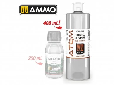 AMMO MIG - ATOM Thinner and Cleaner (akrüülvärvi vedeldaja), 400 ml, 20520 2