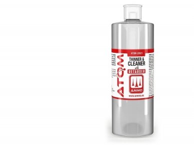 AMMO MIG - ATOM Thinner and Cleaner with Retarder (Akrila krāsa Šķīdinātājs un tīrīšanas līdzeklis ar palēninātāju), 400 ml, 20521 1