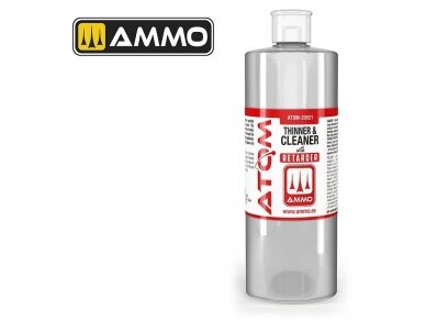 AMMO MIG - ATOM Thinner and Cleaner with Retarder (Akrüülvärv lahusti ja puhastusaine koos aeglustiga), 400 ml, 20521