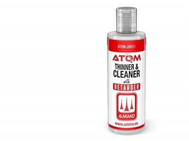 AMMO MIG - ATOM Thinner and Cleaner with Retarder (Akrüülvärv lahusti ja puhastusaine koos aeglustiga), 60 ml, 20511 1