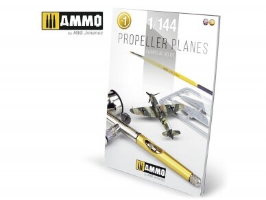 AMMO MIG - PROPELLER PLANES 1/144 VOL. 1 (English & Spanish), 6144