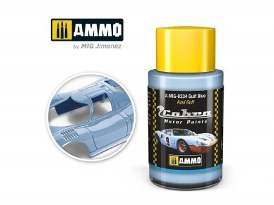 AMMO MIG - Cobra motor värv Cobra Motor Gulf Blue, 30 ml, 0334