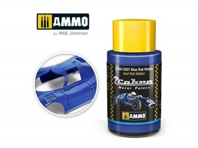 AMMO MIG - Cobra motor краски Cobra Motor Blue Rob Walker, 30 ml, 0327