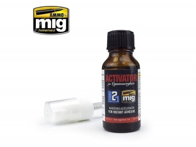 AMMO MIG - ACTIVATOR FOR CYANOACRYLATE, 20ml, 8037