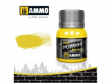 AMMO MIG - Эффект старения DRYBRUSH Faded Yellow, 40ml, 0624