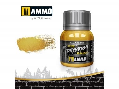 AMMO MIG - Эффект старения DRYBRUSH Brass, 40ml, 0623