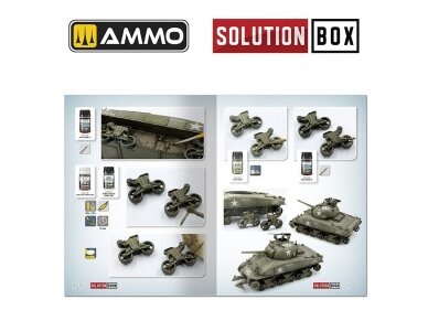 AMMO MIG - How to Paint WWII USA ETO Vehicles (Solution book), 6528 8