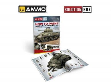 AMMO MIG - How to Paint WWII USA ETO Vehicles (Solution book), 6528 1