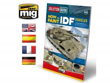 AMMO MIG - SOLUTION BOOK HOW TO PAINT IDF VEHICLES (Multilingual), 6501