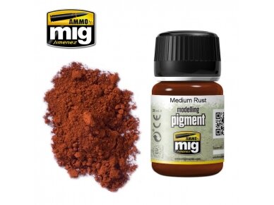 AMMO MIG - Pigmentas MEDIUM RUST, 35ml, 3005