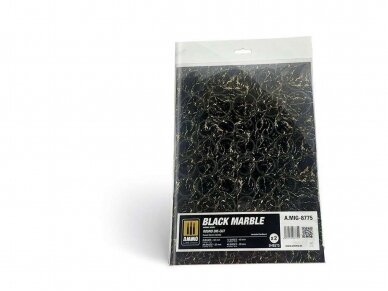 AMMO MIG - modelleerimiseks Black Marble. Round die-cut for bases for wargames 8775 1