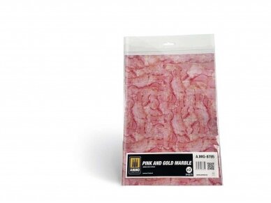 AMMO MIG - modelleerimiseks Pink and Gold Marble. Sheet of marble 8785 1