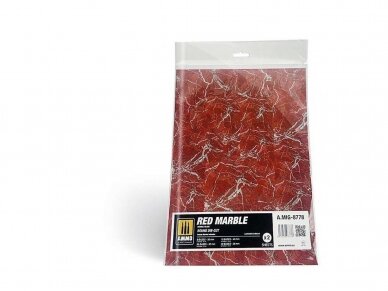 AMMO MIG - Red Marble. Round die-cut for bases for wargames 8778 1