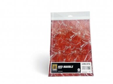 AMMO MIG - Red Marble. Sheet of marble 8776 1