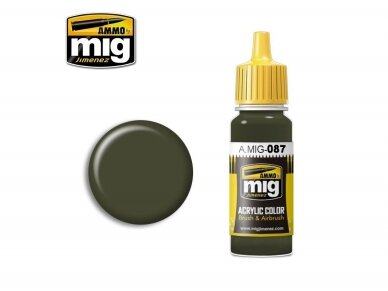 AMMO MIG - Acrylic paint RAL 6014 GELBOLIV, 17ml, 0087