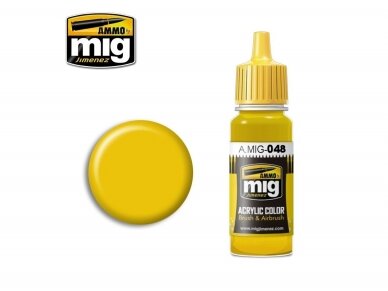 AMMO MIG - Akrüülvärv YELLOW, 17ml, 0048