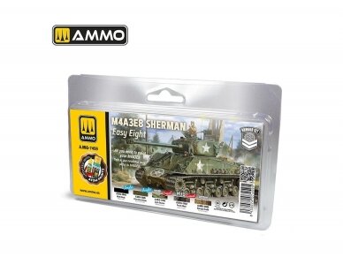 AMMO MIG - Novecošanas komplekts M4A3E8 Sherman Easy Eight, 7459