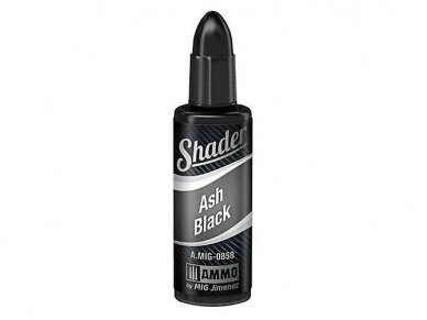 AMMO MIG - Shader paint Ash Black, 10 ml, 0858 1