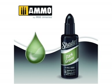 AMMO MIG - Shader paint Dark Green, 10ml 0866