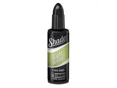 AMMO MIG - Shader paint Light Green, 10 ml, 0863 1