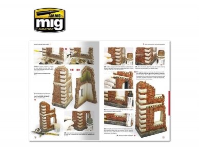 AMMO MIG - HOW TO MAKE BUILDINGS. BASIC CONSTRUCTION AND PAINTING GUIDE (English), 6135 4