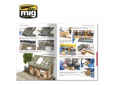 AMMO MIG - HOW TO MAKE BUILDINGS. BASIC CONSTRUCTION AND PAINTING GUIDE (English), 6135 6