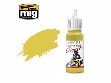 AMMO MIG - Acrylic paint for figures PALE GOLD YELLOW, 17ml, F517