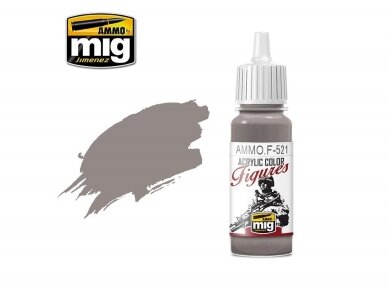 AMMO MIG - Akrila krāsas figūrām GREY LIGHT BROWN, 17ml, F521