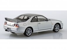 Aoshima - The Snap Kit Nissan R33 Skyline GT-R Sonic Silver, 1/32, 06457