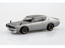 Aoshima - The Snap Kit Nissan C110 Skyline GT-R Custom Silver, 1/32, 06682