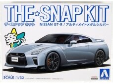 Aoshima - The Snap Kit Nissan R35 GT-R Ultimate Metal Silver, 1/32, 05641