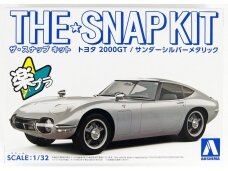 Aoshima - The Snap Kit Toyota 2000GT (Thunder Silver Metallic), 1/32, 05629