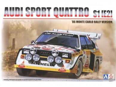 Beemax - Audi Sport Quattro S1 E2 Monte Carlo Rally 1986 with PE, 1/24, B24017, E24017