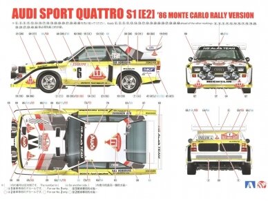 Beemax - Audi Sport Quattro S1 E2 Monte Carlo Rally 1986 with PE, 1/24, B24017, E24017 9