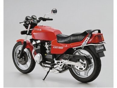 Aoshima - Honda NC07 CBX400F Monza Red 1981 w/Custom Parts, 1/12, 06232 3