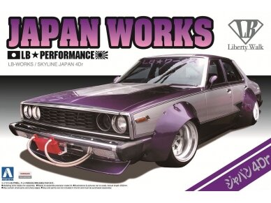 Aoshima - Nissan Skyline LB Works Japan 4Dr, 1/24, 00980