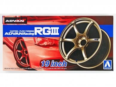 Aoshima - Rataste komplekt ADVAN Racing RG III 19", 1/24, 05329