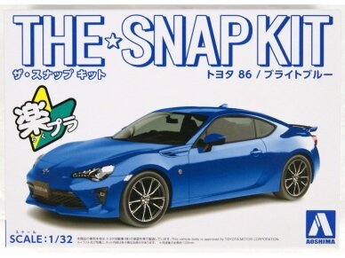 Aoshima - The Snap Kit TOYOTA 86 (Bright Blue), 1/32, 05754