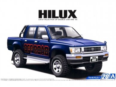 Aoshima - Toyota LN107 Hilux Pickup Double Cab 4WD '94, 1/24, 06217