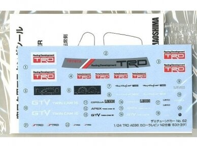 Aoshima - TRD AE86 Toyota Corolla Levin, 1/24, 05798 7