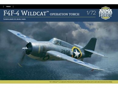 Arma Hobby - Grumman F4F-4 Wildcat Operation Torch, 1/72, 70065