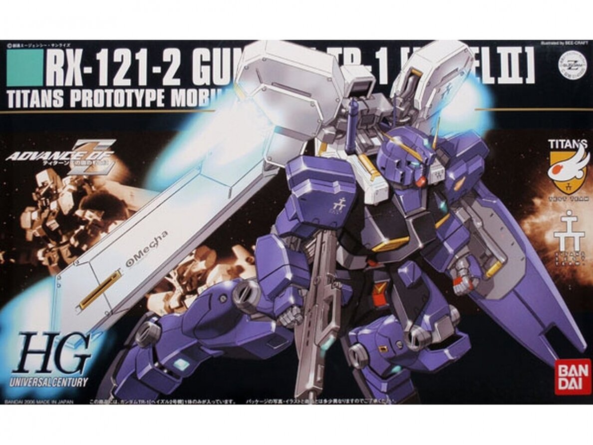 Bandai Hguc Advance Of Zeta Rx 121 2 Gundam Tr 1 Hazel Ii 1 144 Gunpla Plastic Model Kits Eshop Modeliukai Lt