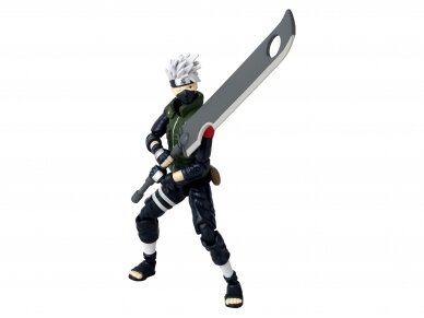 Bandai - ANIME HEROES NARUTO - HATAKE KAKASHI GOURTH GREAT NINJA WAR, 36963 4