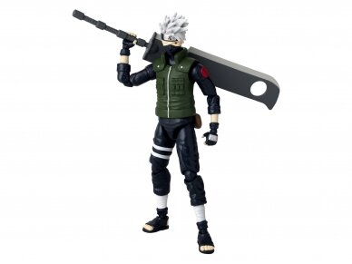 Bandai - ANIME HEROES NARUTO - HATAKE KAKASHI GOURTH GREAT NINJA WAR, 36963 5