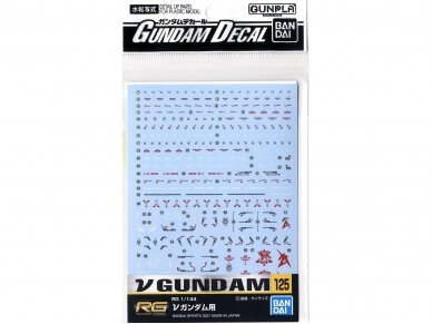 Bandai - Gundam Decal No.125 (RG) Nu Gundam, 61989