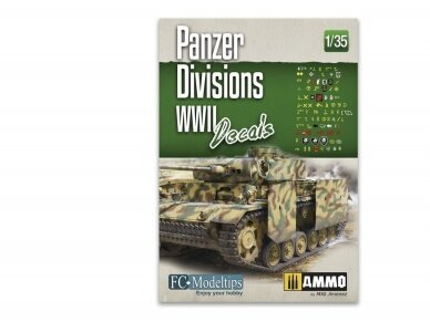 AMMO MIG - Panzer Divisions WWII Decals, 1/35, 8061 1