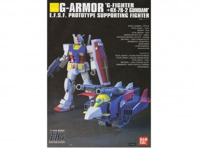 Bandai - HGUC G-ARMOR G-FIGHTER+RX-78-2, 1/144, 60394 1