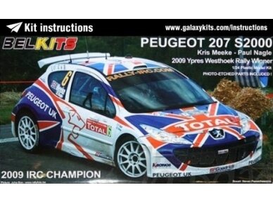 Belkits - PEUGEOT 207 S2000, 1/24, BEL001