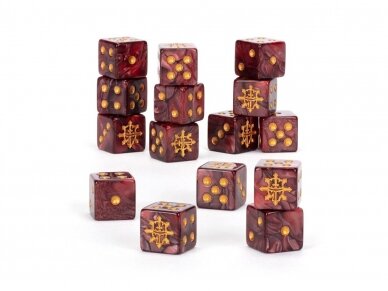 Chaos Knights Dice (stalo žaidimų kauliukai), 43-32 1