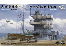 Border Model - Akagi Bridge W/Flight Deck and Nakajima B5N2 Kate Combo, 1/35, BSF-001